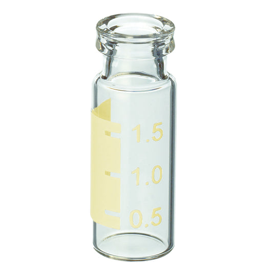 Vials, Snap Seal, 12 x 32mm/2.0mL/11 mm, w/Yellow Mark, 1, 000/pk