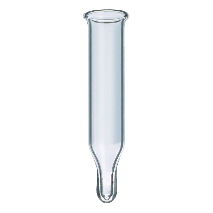 Vial Inserts, 250ul Glass BM w/Glass Flange (step), 1,000/pk