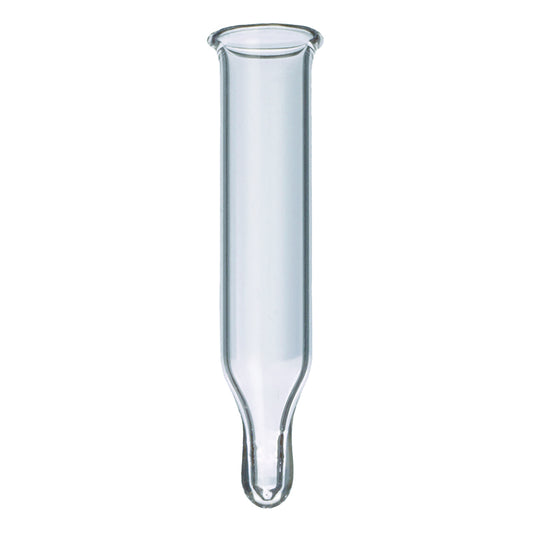 Vial Inserts, 250ul Glass BM w/Glass Flange (step), 1,000/pk