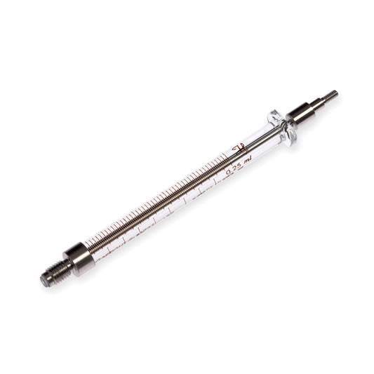Syringe, Hamilton 1725 (250uL, 1/4-28 UNF Thread), Waters WISP LC Autosampler