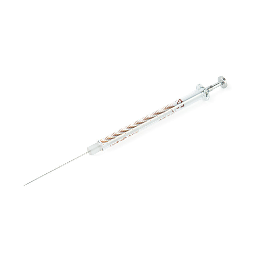 Syringe, Hamilton 750N (500uL/N/22/2"/2pt), Manual Microliter