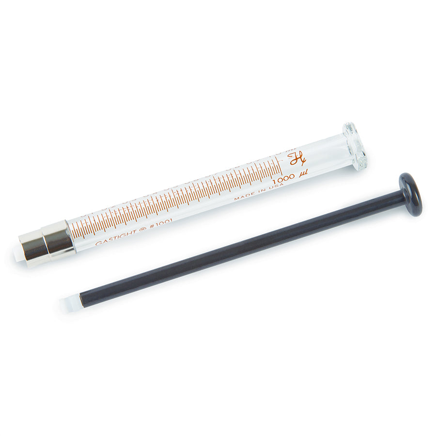Syringe, Hamilton 1001 (1mL/TLL/without slots), PTFE Tip, Gas-Tight