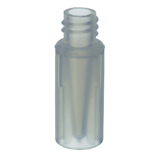 2.0 mL, 8 mm Screw-Thread Plastic Vials, with 100 μL Polypropylene Insert, 1,000/pk