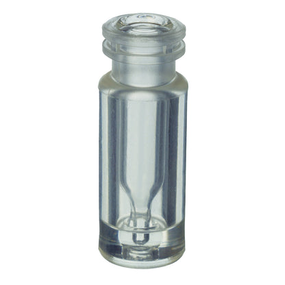 2.0 mL Crimp-Top Plastic Vial with 100 μL Glass Insert, 100/pk