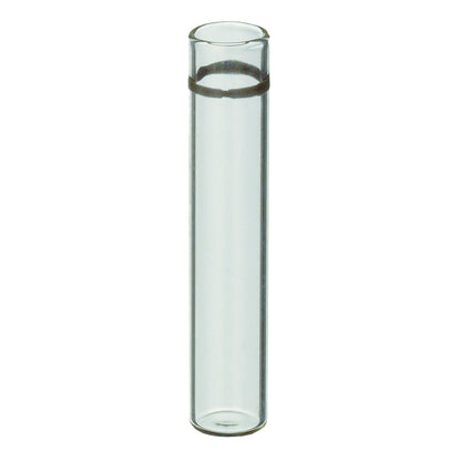 Vial Inserts, 350ul Glass Flat Bottom w/ID Ring, 100/pk