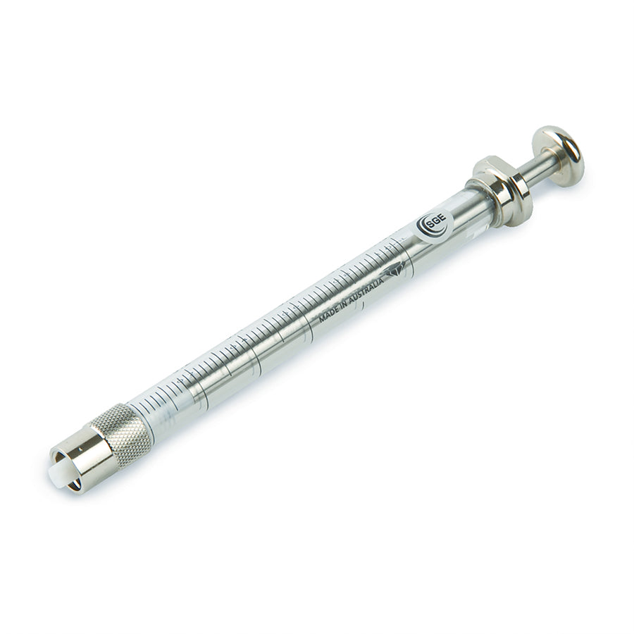 Syringe, SGE 1MF-LL-GT (1mL/LL), PTFE Tip, Gas-Tight