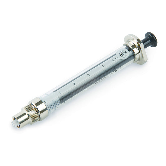 Syringe, SGE 5MDR-LL-GT (5mL/LL), PTFE Tip, Gas-Tight