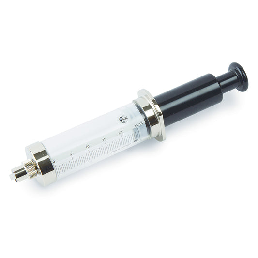 Syringe, SGE 25MDR-LL-GT (25mL/LL), PTFE Tip, Gas-Tight