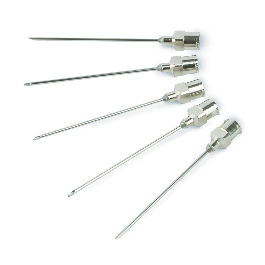 Syringe Needle, SGE NLL-5/18 (1-100mL/18/50mm/2pt), Luer Lock for Gas-Tight Syringes, 5/pk