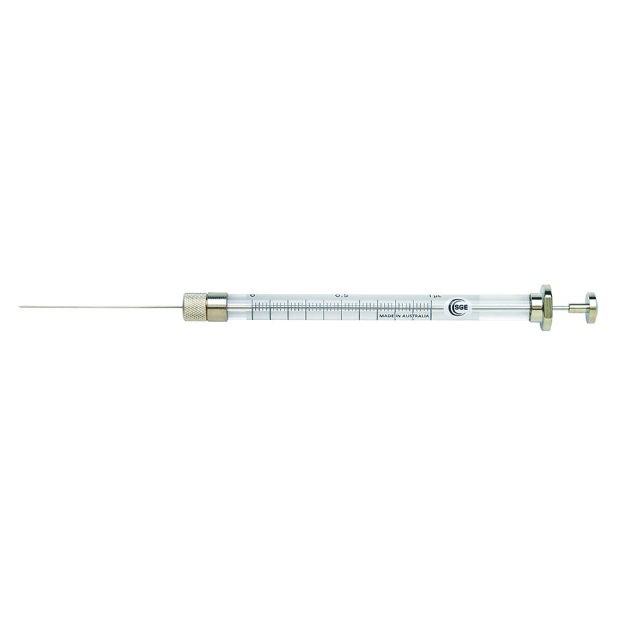 Syringe, SGE 1BR-5 (1.0uL/R/23/50mm/Cone), Micro-Volume