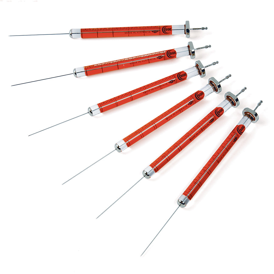 Syringe, SGE SK-10F-HP-0.47 (10uL/F/26/42mm/Cone), Standard Microliter for Agilent Autosampler, 6/pk