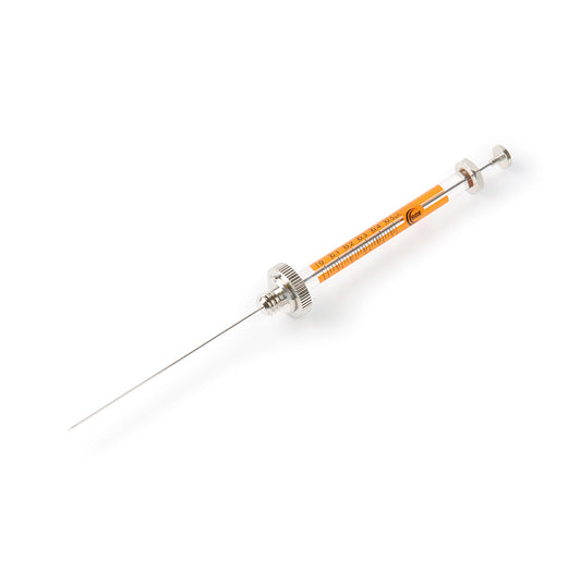 Syringe, SGE 0.5BR-PE-0.63 (0.5uL/R/23/70mm/Cone), PE Autosampler