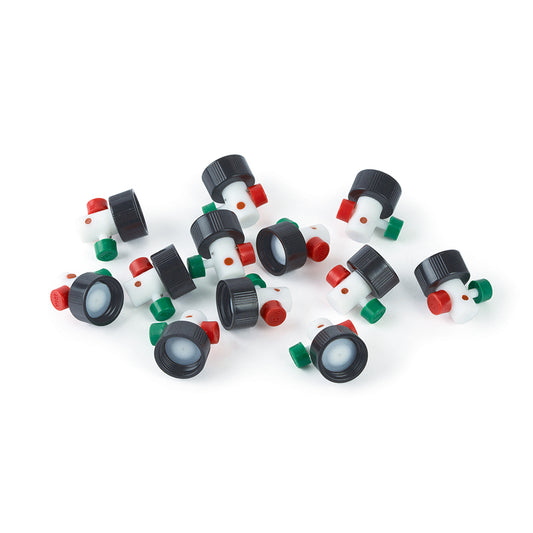 Mininert Valve For 15 mm Screw Cap Vials, 12/pk