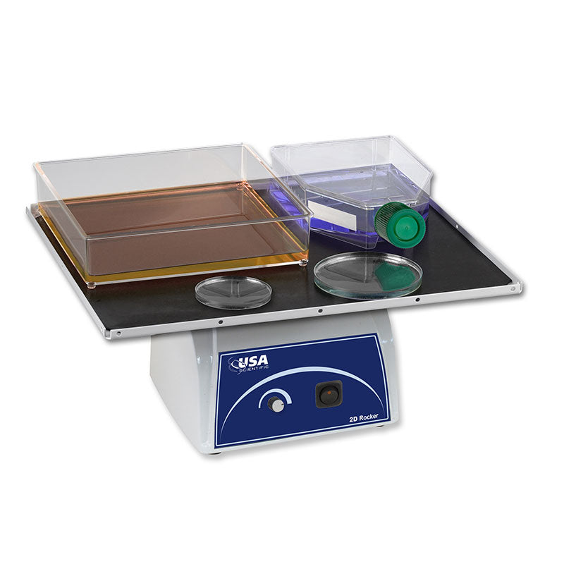 Variable Speed 2D Rocker, 14 x 12 Work Surface, 2 To 30 Rpm, with Flat Mat, 115V