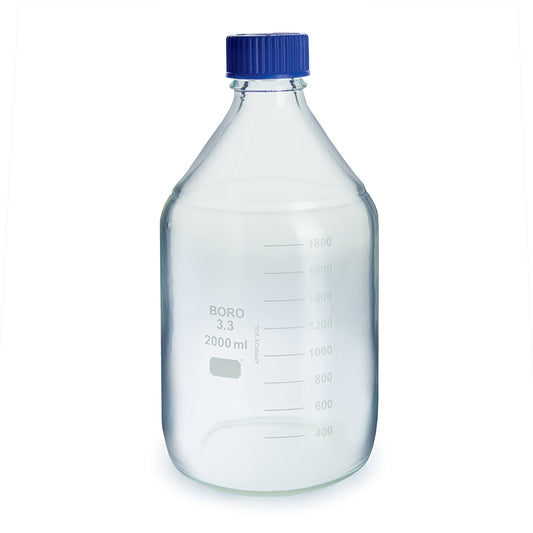 2L Safety Coated Bottle, Graduated, GL45 Threads