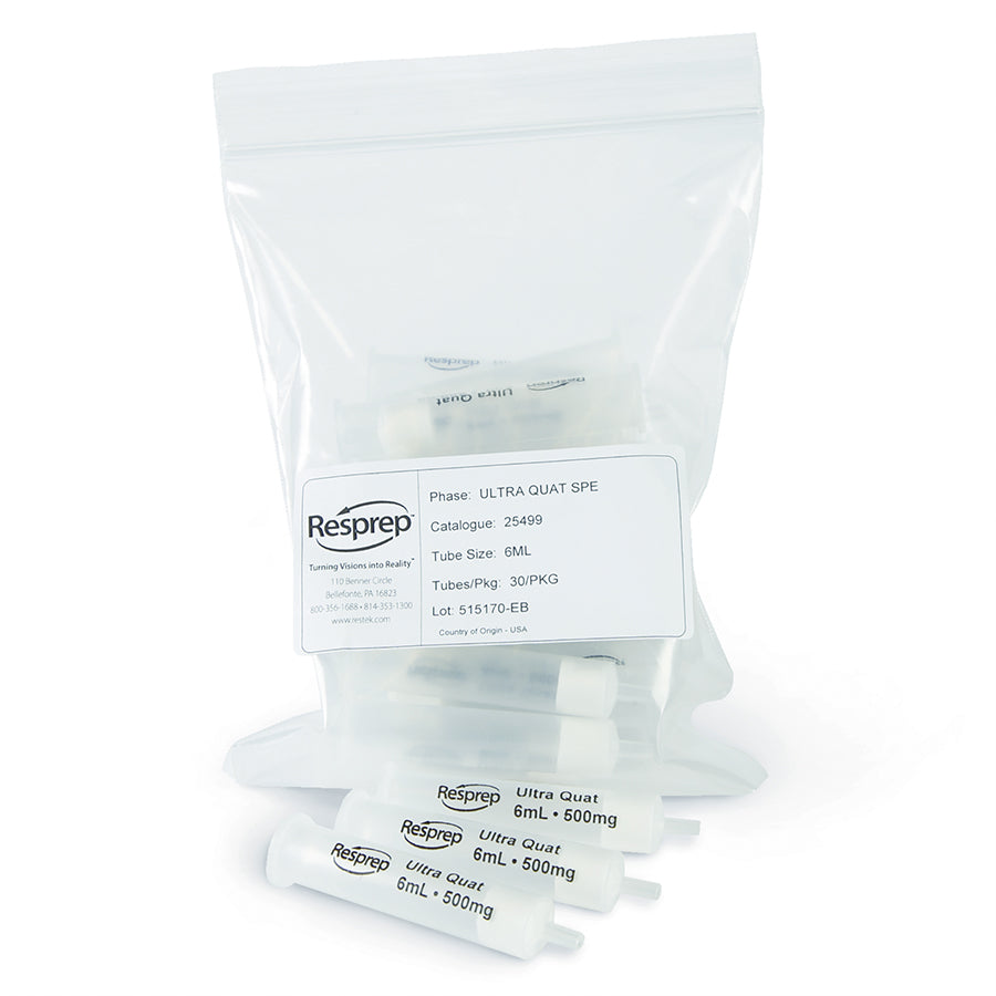 SPE Cartridge, Ultra Quat, EPA Method 549.2, 6mL, 500mg, 30/pk