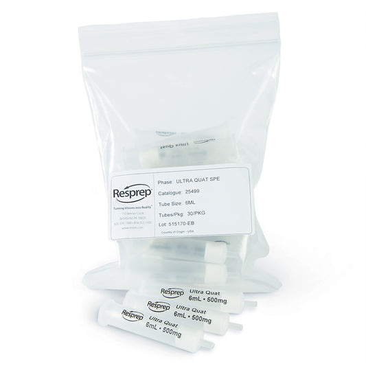 SPE Cartridge, Ultra Quat, EPA Method 549.2, 6mL, 500mg, 30/pk