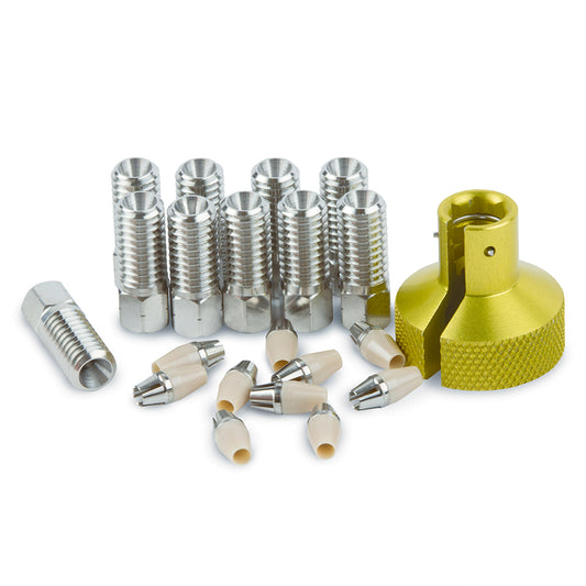 EXP2 Fitting (10 nuts, 10 ferrules, 1 driver) for 1/16" OD SS tubing, 10/pk
