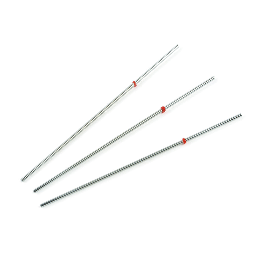 Capillary Tubing, SS, 1/16"OD x 0.005 ID x 10cm L, red, 3/pk