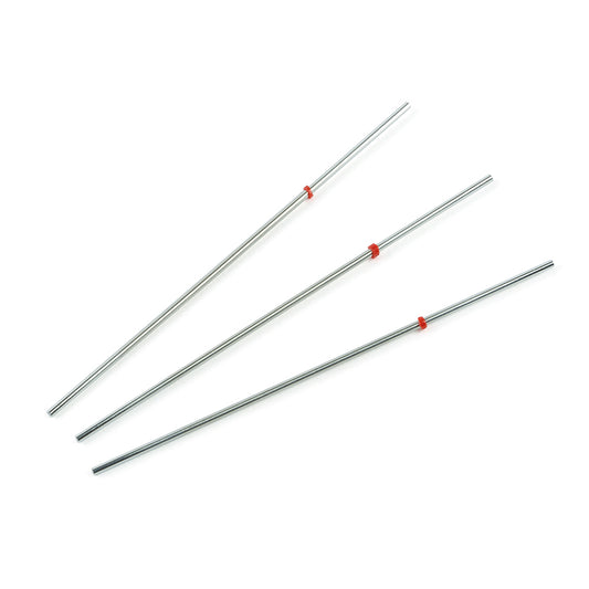 Capillary Tubing, SS, 1/16"OD x 0.005 ID x 10cm L, red, 3/pk
