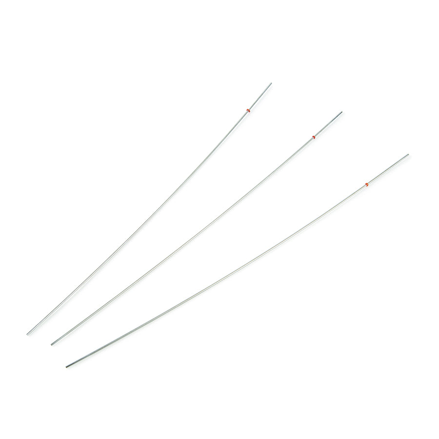 Capillary Tubing, SS, 1/16"OD x 0.005 ID x 30cm L, red, 3/pk