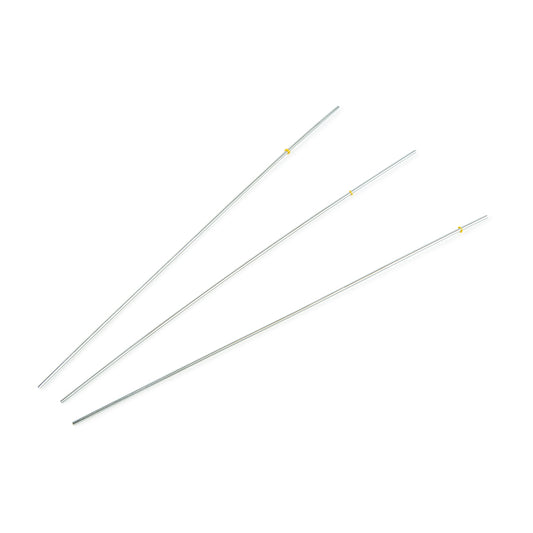 Capillary Tubing, SS, 1/16"OD x 0.007 ID x 20cm L, yellow, 3/pk