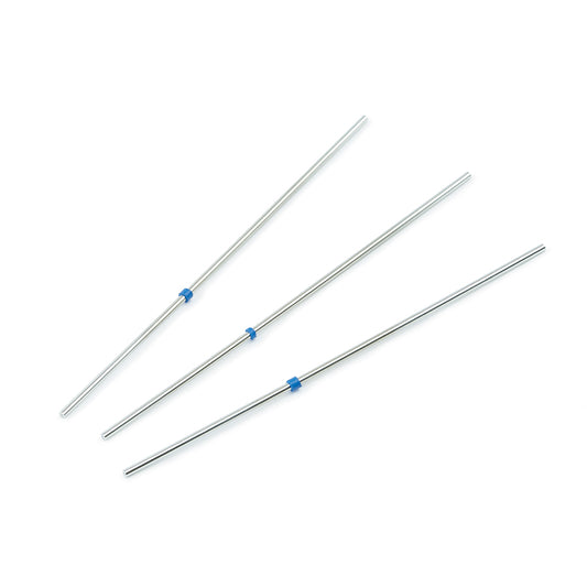 Capillary Tubing, SS, 1/16"OD x 0.01 ID x 10cm L, blue, 3/pk