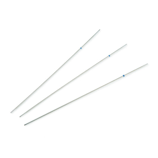 Capillary Tubing, SS, 1/16"OD x 0.01 ID x 20cm L, blue, 3/pk