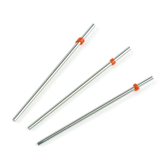 Capillary Tubing, SS, 1/16"OD x 0.02 ID x 5cm L, orange, 3/pk
