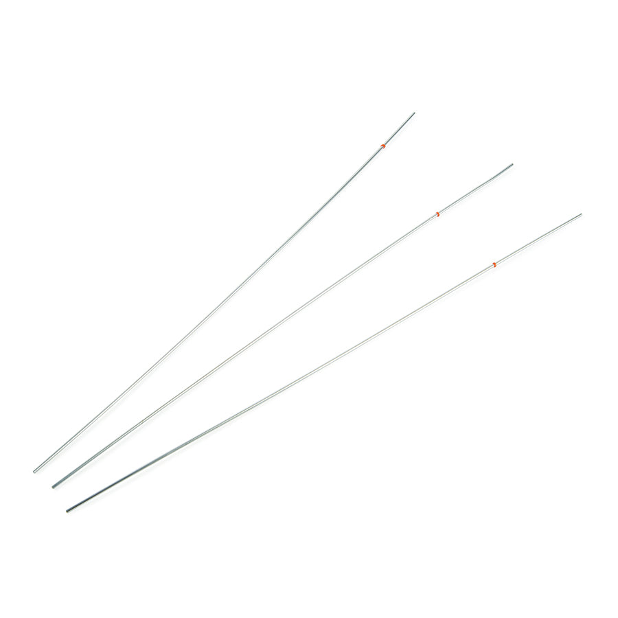 Capillary Tubing, SS, 1/16"OD x 0.02 ID x 30cm L, orange, 3/pk