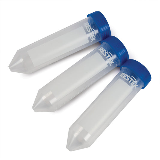 Empty Centrifuge Tubes, 50mL, Polypropylene w/Blue Cap, 50/pk
