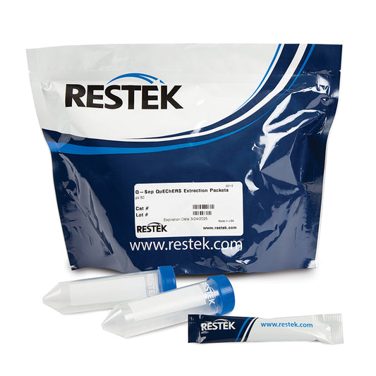 Q-sep QuEChERS Extraction Kit (original), 4g MgSO4, 1g NaCl with 50mL Centrifuge Tube, 50 packets & 50 tubes
