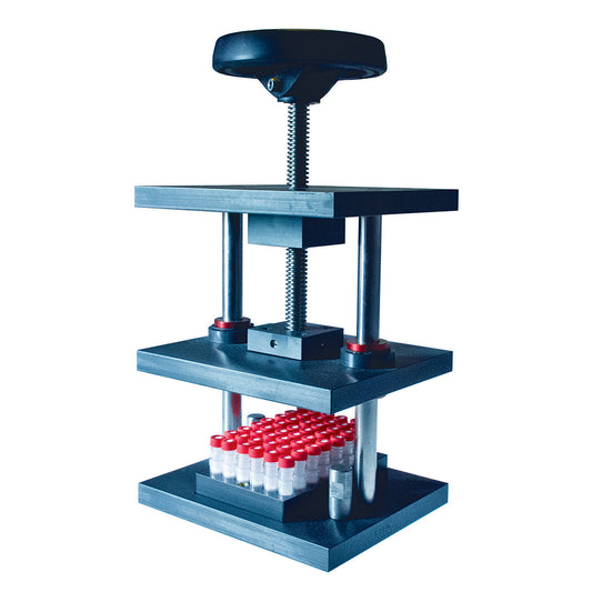 Filter Vial Press, Multi-Use: 8 Positions for 30mL Filter Vials & 48 Position for Autosampler Ready Filter Vials