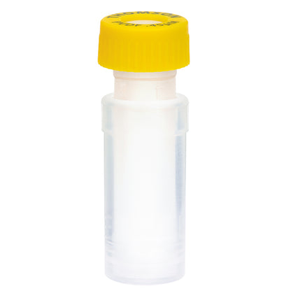 Filter Vials, 0.45um PVDF w/standard cap, Thomson SINGLE StEP nano, Yellow Cap, 100/pk