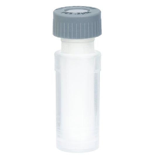 Filter Vials, 0.2um PES w/standard cap, Thomson SINGLE StEP nano, Grey Cap, 100/pk