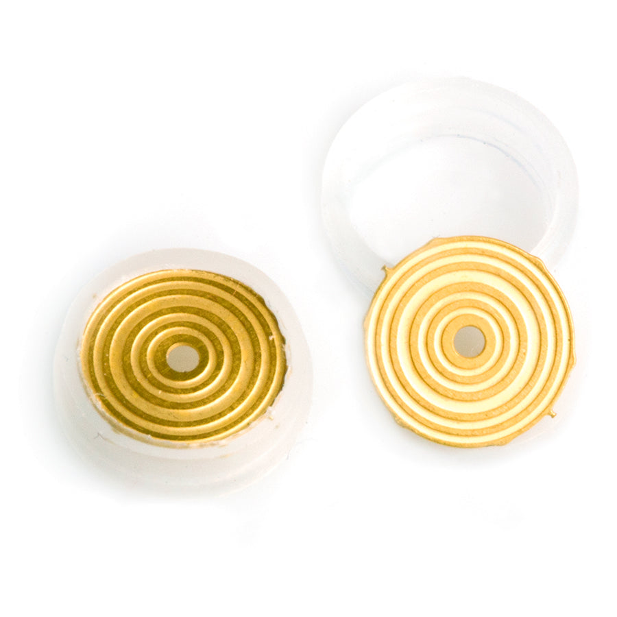 Gold Disk Seals & Caps for Agilent 1050, 1100, 1200, 1220, 1260, 1290, Replaces Restek# 25140, 2/pk