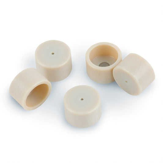 Cap Frit Filters, 2 mm 0.5um, for Trident Guard System, 5/pk
