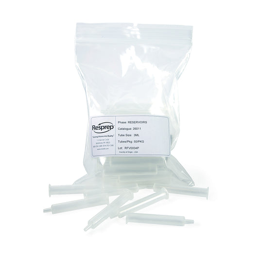 SPE Empty Tubes, 3mL, polypropylene, 50/pk