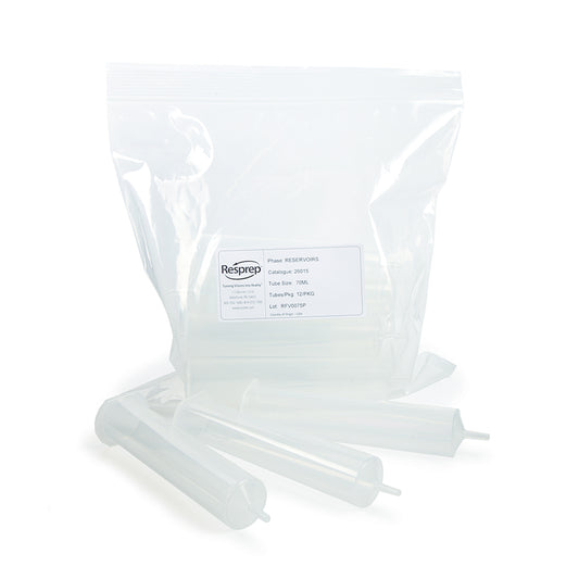 SPE Empty Tubes, sample reservoir, 75mL, polypropylene, 12/pk