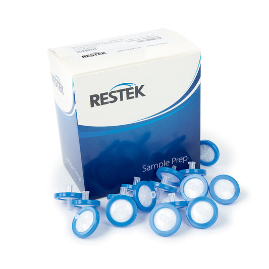 25 mm Syringe Filter, 0.22um, PVDF, blue, 100/pk