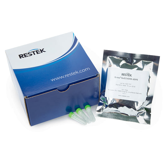 Q-sep QuEChERS dSPE 2 mL Centrifuge Tube, Contains 150mg MgSO4, 25mg PSA, 7.5mg GCB, 100/pk