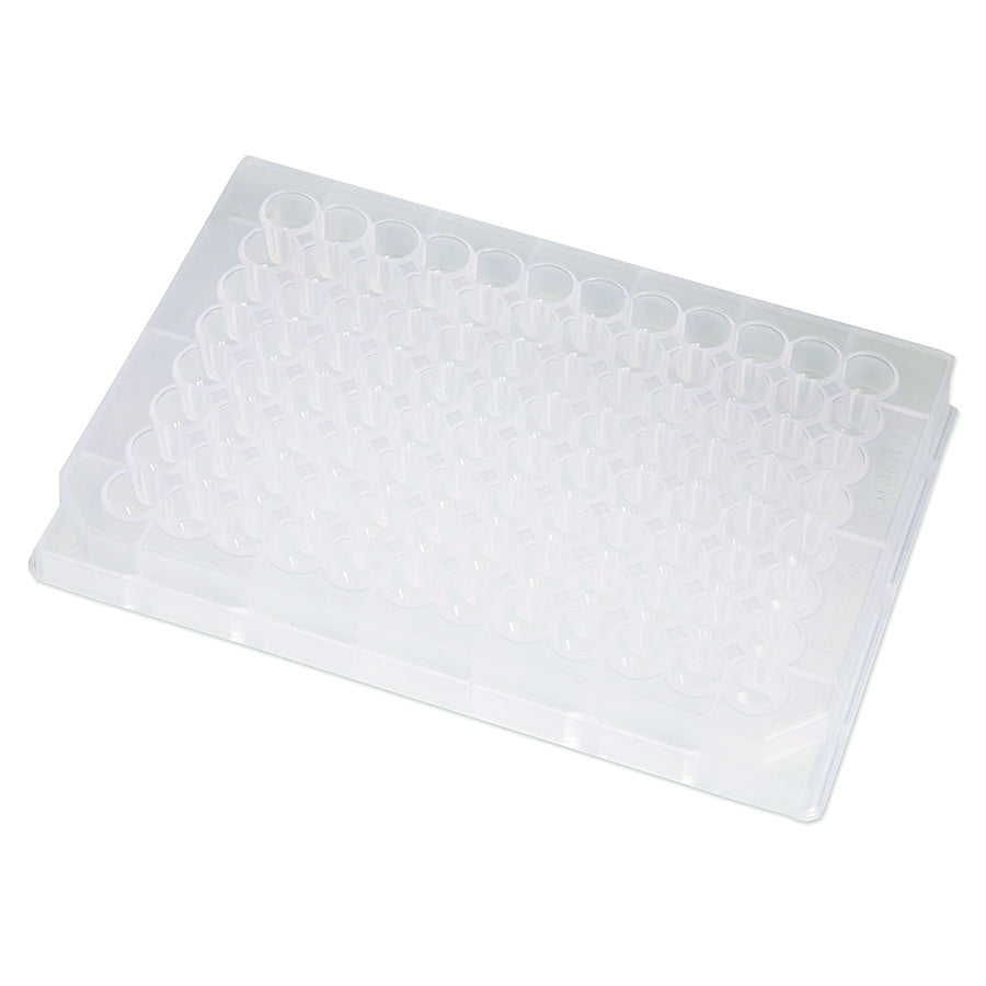 96-Well Plates, 0.45mL, Non-Sterile, Round Well, Conical Bottom, Case of 120