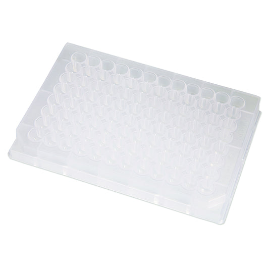 96-Well Plates, 0.45mL, Non-Sterile, Round Well, Conical Bottom, Case of 120