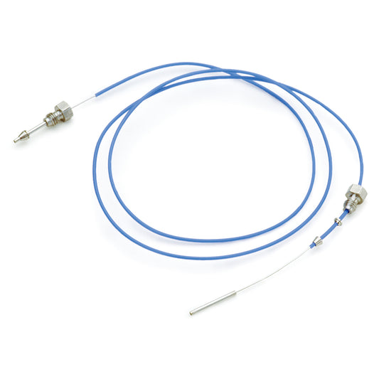 Capillary SS Tubing, 700mm x 0.25mm ID, Blue, 1/16" SS Male Nut, F/B Ferrule Set, Similar to Agilent #01018-67305