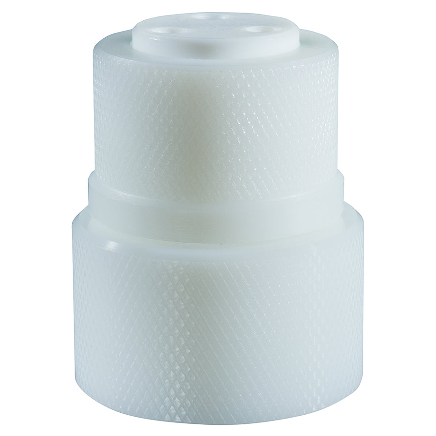 Mobi-Cap Adaptor w/Hub-Cap, allows the Hub Cap to be used with GL-45 solvent bottles.