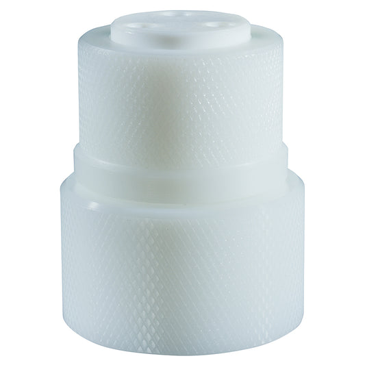 Mobi-Cap Adaptor w/Hub-Cap, allows the Hub Cap to be used with GL-45 solvent bottles.