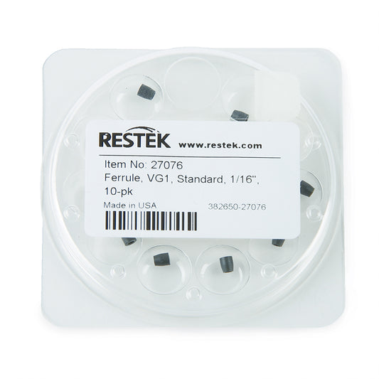 Ferrules, Capillary, Standard for 1/16" Compression-Type Fittings, VG1, 85% Vespel/15% Graphite, 1/16", 10/pk