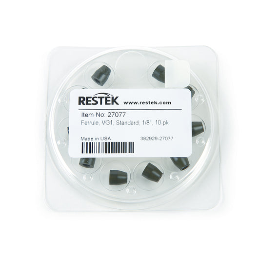 Ferrule, Vespel/Graphite, VG1, 85% Vespel/15% Graphite Standard, 1/8", 10/pk