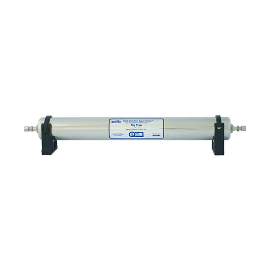 Click-On Big Trap Triple Helium Kit, 1/4" SS, Includes (2/pk) Wall-Mounting Clamp