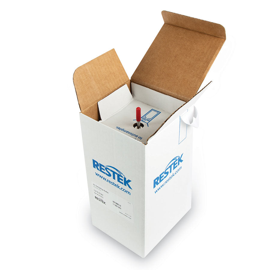 Air Sampling Bottle Kit, Siltek-Treated Valve, with Protective Box